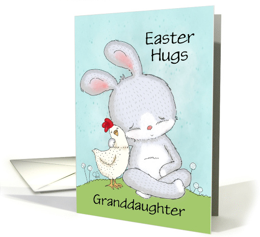 Customizable Happy Easter for Granddaughter Hugging... (1674908)