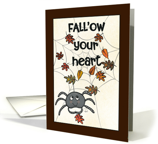 FALLow Your Heart Encouragement Spider Decorate Web with... (1707222)