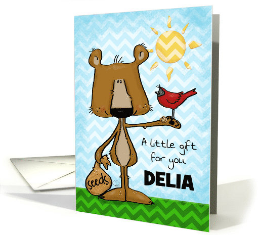 Customizable Happy Birthday Gift for You Delia Bear Feeds... (1740400)
