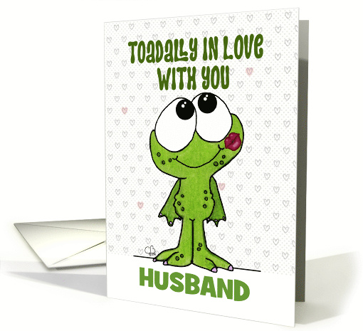 TOADally In Love Frog with Kiss Happy Anniversary to... (1761518)