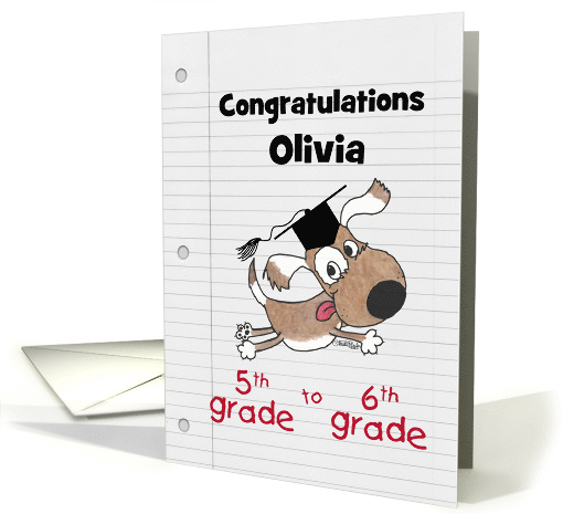 Personalized Congratulations on Graduating Fifth Grade... (1814478)