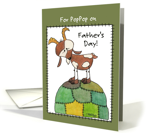 Customizable Happy Father's Day for PopPop Goat on Hill... (1929014)