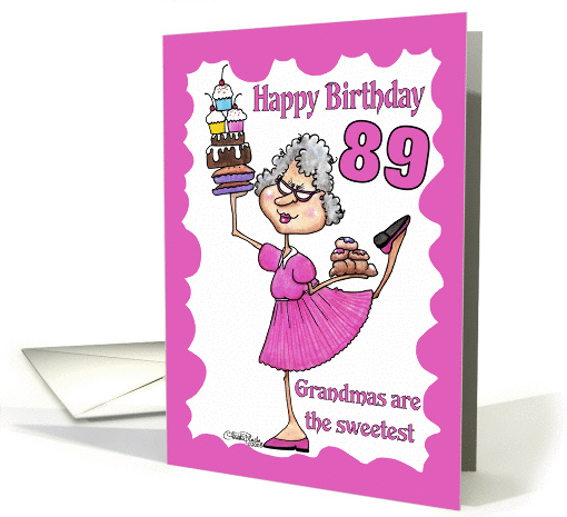 Granny Sweets- 89th Birthday card (342675)