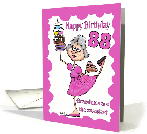 Granny Sweets- 88th Birthday card (342679)