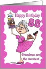 Granny Sweets- 88th Birthday card