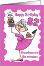 Granny Sweets- 82nd Birthday card