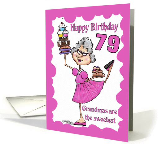 Granny Sweets- 79th Birthday card (342739)