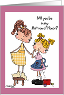 Little Tailor- Matron of Honor card