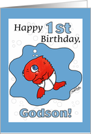 Small Fry 1st Birthday for Godson card