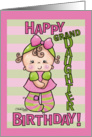Striped Tights- Birthday granddaughter card