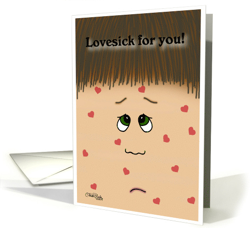 Happy Valentine's Day Lovesick Face card (362479)