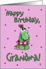 Little Alligator Girl-Birthday Grandma card