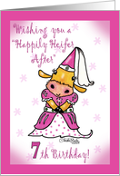 Happily Heifer After 7thBirthday card