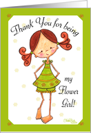 Thank You Flower Girl card