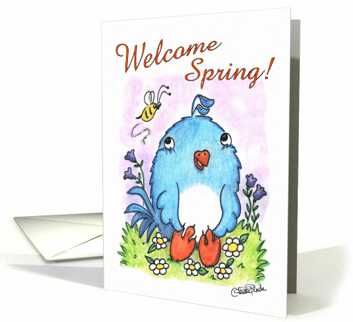 Thinking of You Little Blue Bird card (47253)