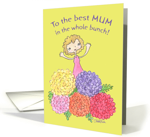 Mom in Mums-Mother's Day card (52402)