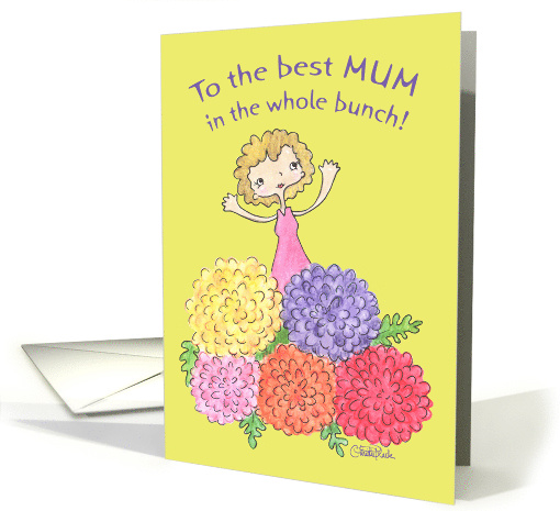 Mom in Mums Happy Birthday for Mother card (52584)