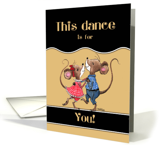Happy Anniversary For Spouse Two Dancing Mice card (53984)