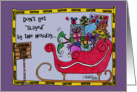 Christmas-Don’t Get Slayed card