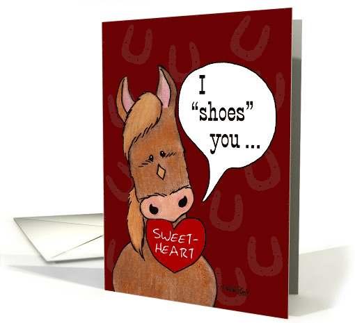 Happy Valentine's Day for Sweetheart I Shoes You! card (556021)