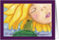 Birthday for Daughter-Sunshine Kisses card