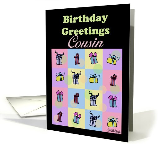 Birthday for Cousin-Gifts Galore card (556714)