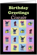 Birthday for Cousin-Gifts Galore card