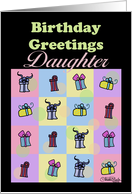 Birthday for Daughter-Gifts Galore card