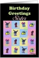Birthday for Sister-Gifts Galore card