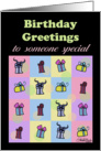 Birthday for Someone Special-Gifts Galore card