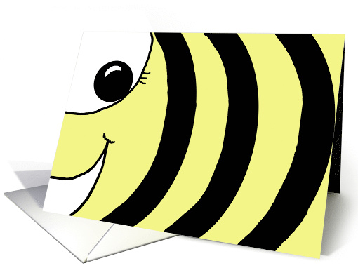 Belated Happy Birthday Bee Character card (561870)