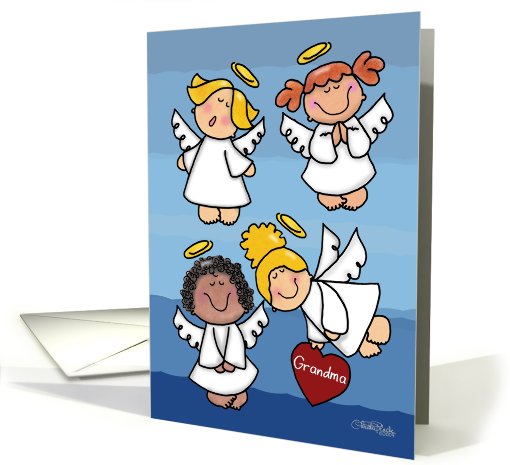 Happy Birthday for Grandma-Love Angels card (562896)