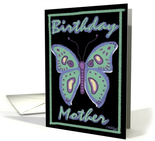 Butterfly Birthday for Mother card (623850)