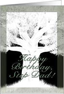 Tree Silhouette-Birthday for Step Dad card