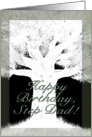 Tree Silhouette-Birthday for Step Dad card