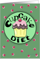 Cupcake Diet Happy Birthday card