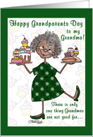 Humoroust Happy Grandparents Day for Grandma African American card