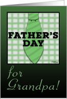 Father’s Day for Grandpa-Shirt and Tie design card