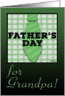 Father’s Day for Grandpa-Shirt and Tie design card