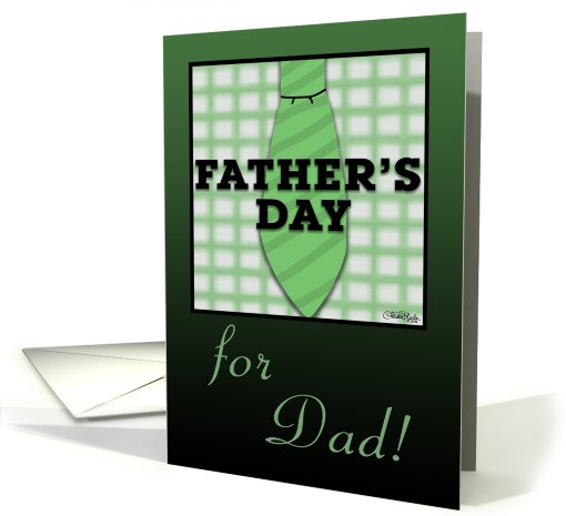 Father's Day for Dad-Shirt and Tie design card (821647)