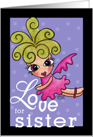 Birthday for Sister- Love Fairy card
