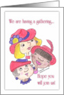 Red Hat Lady Gathering card