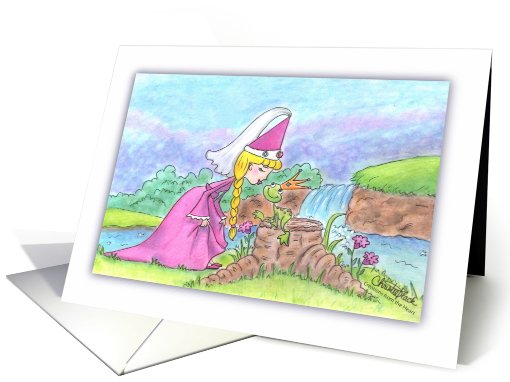 Princess and theToad-Blank card (82780)