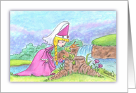 Princess and theToad-Blank card