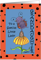 Granddaughter’s Birthday-Lady Bug Daisy Dance-Special Little Lady card