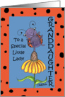 Granddaughter’s Birthday-Lady Bug Daisy Dance-Special Little Lady card