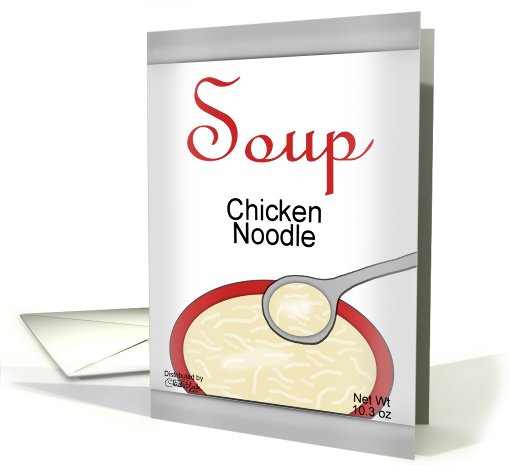 Happy Birthday-Can of Soup-Food Humor card (829585)