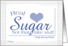 Happy Birthday-Sugar Packet-Food Humor card