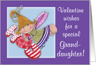 Happy Valentine’s Day for Granddaughter I Heart U Fairy card