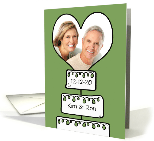 Save the Date Wedding Announcement (Olive Green)-... (852263)